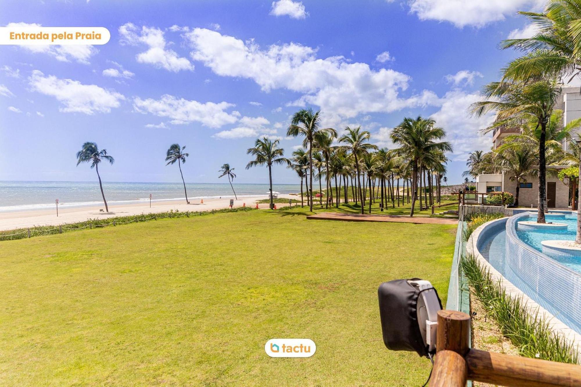 Apartamento confortável e espaçoso de 78 m2 perfeito para aproveitar o verão no Wai Wai Cumbuco por Tactu Exterior foto